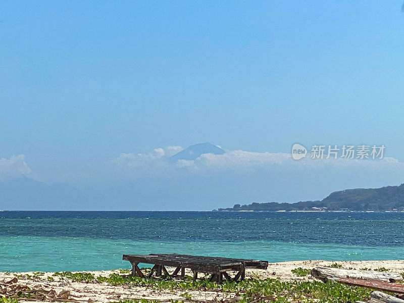 从阿贡火山Gili Air的观点